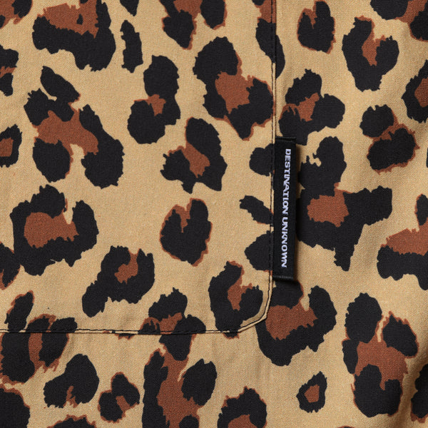 【Liberaiders】LEOPARD RAYON SHIRT / Beige