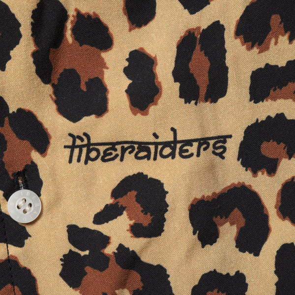 【Liberaiders】LEOPARD RAYON SHIRT / Beige