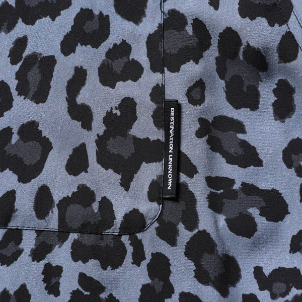 【Liberaiders】LEOPARD RAYON SHIRT / Grey
