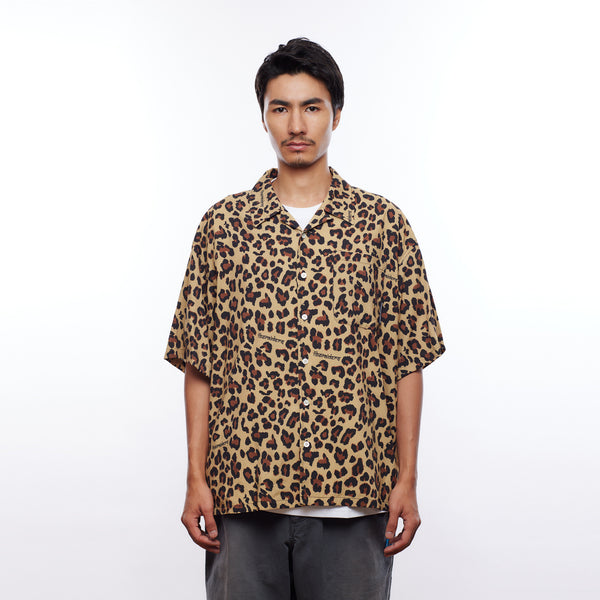 【Liberaiders】LEOPARD RAYON SHIRT / Beige