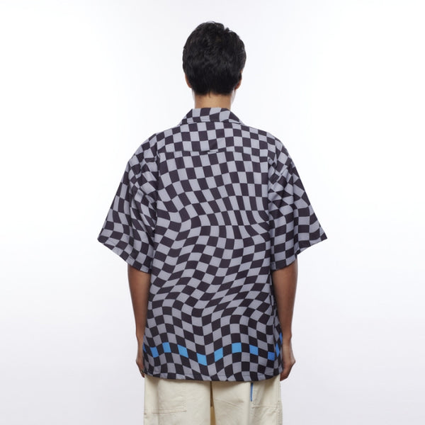 【Liberaiders】CHECKERED SHIRT / GRAY