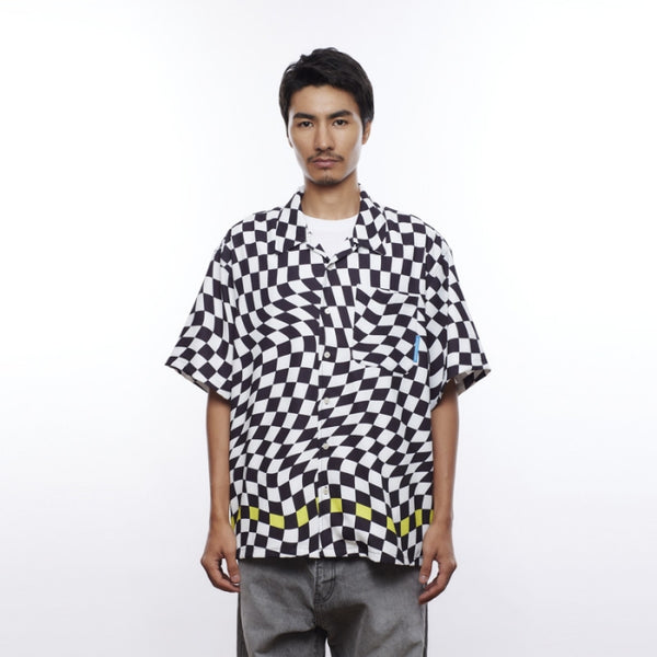 【Liberaiders】CHECKERED SHIRT / WHITE