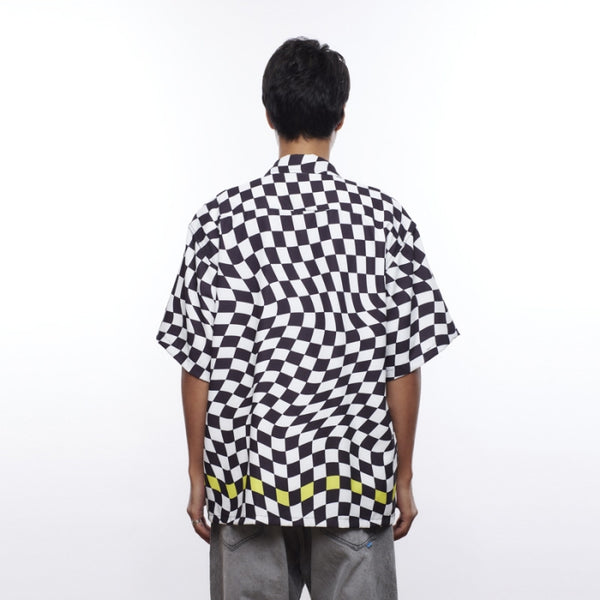 【Liberaiders】CHECKERED SHIRT / WHITE