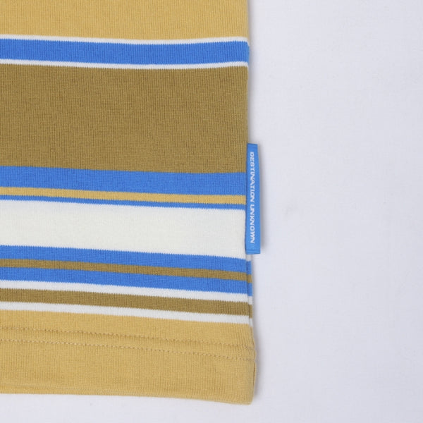 【Liberaiders】MULTI STRIPE POCKET TEE / BEIGE