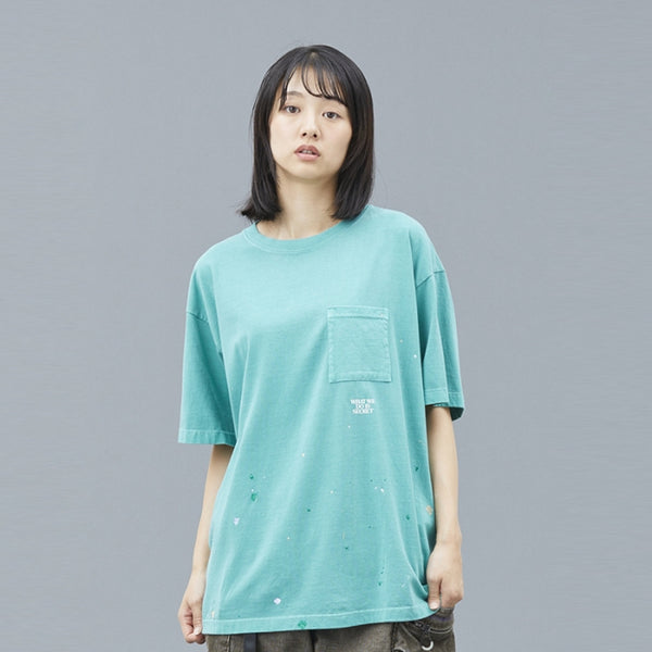 【Liberaiders】PAINT SPLATTER TEE / GREEN