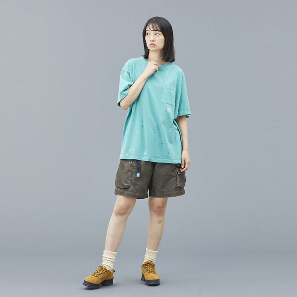 【Liberaiders】PAINT SPLATTER TEE / GREEN