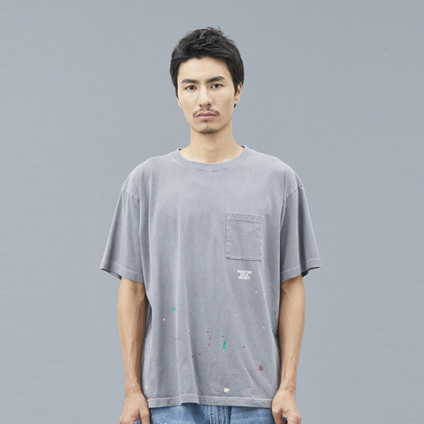 【Liberaiders】PAINT SPLATTER TEE / BLACK