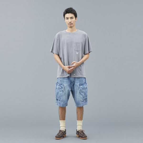 【Liberaiders】PAINT SPLATTER TEE / BLACK