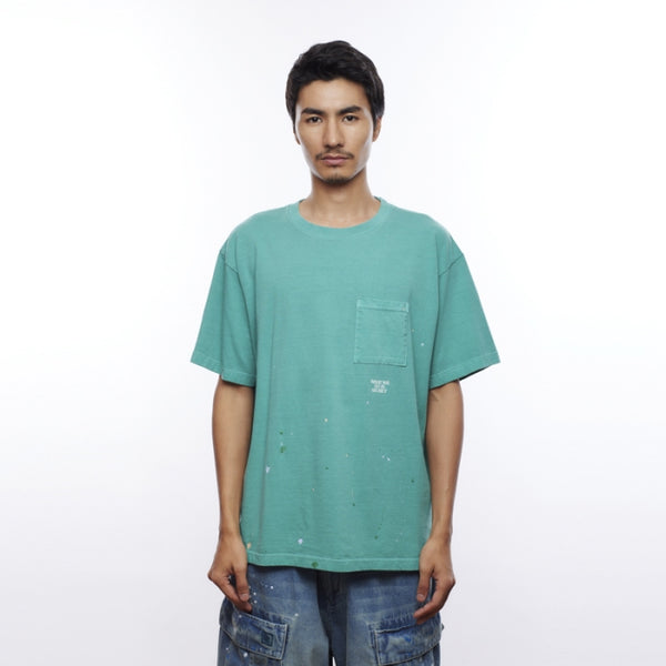 【Liberaiders】PAINT SPLATTER TEE / GREEN