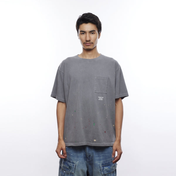 【Liberaiders】PAINT SPLATTER TEE / BLACK