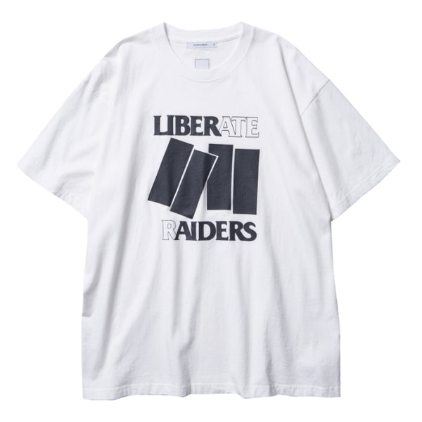 【Liberaiders】COMPOSITION TEE / WHITE