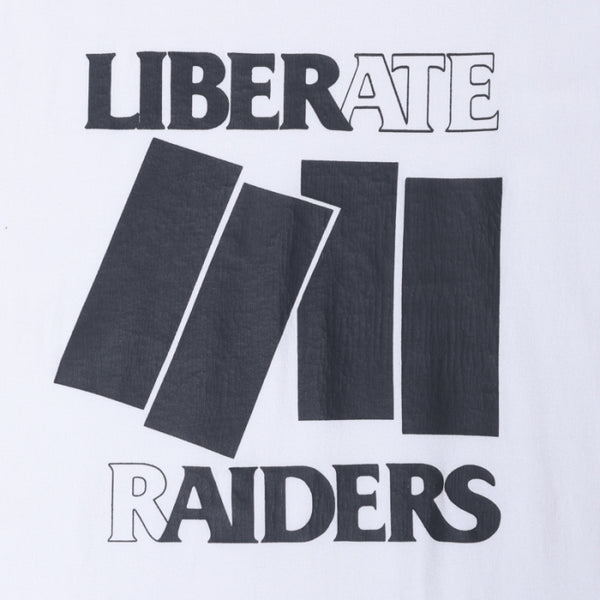 【Liberaiders】COMPOSITION TEE / WHITE