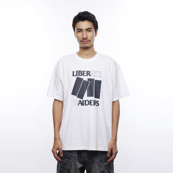 【Liberaiders】COMPOSITION TEE / WHITE
