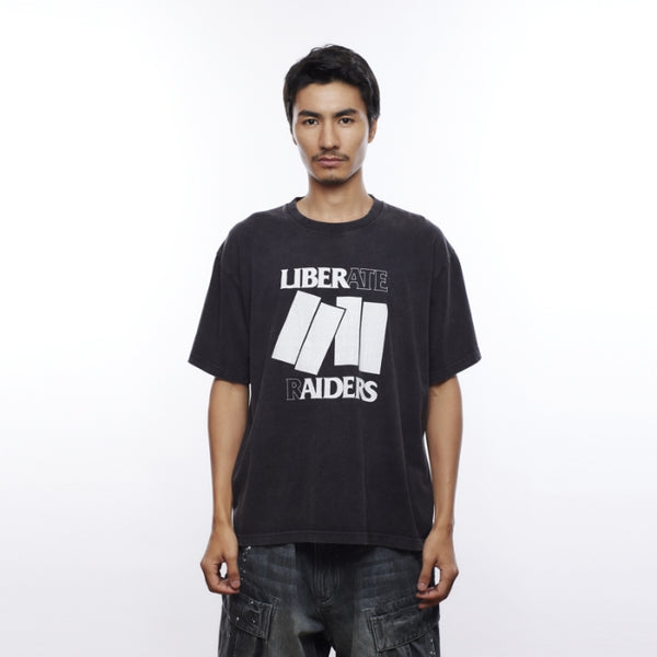 【Liberaiders】COMPOSITION TEE / BLACK