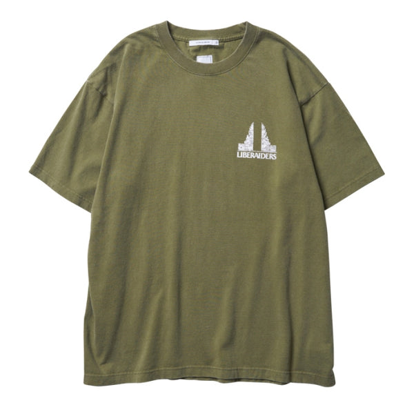【Liberaiders】CANDI BENTAR TEE / OLIVE