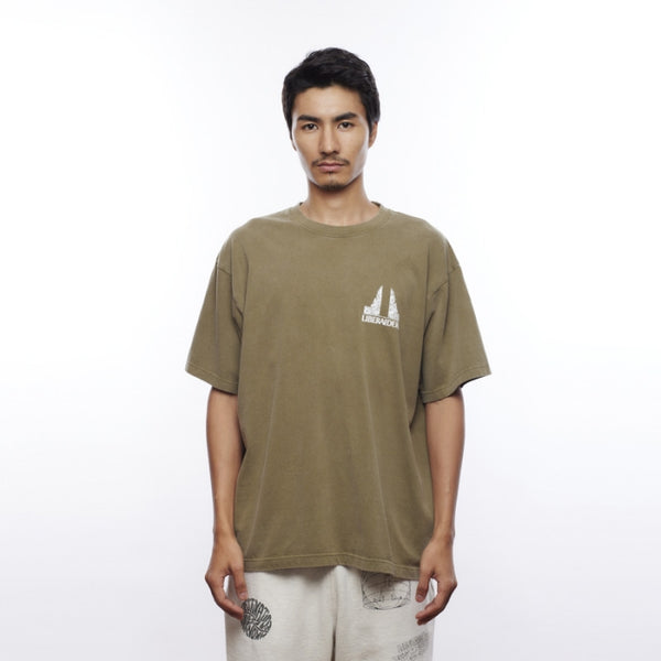 【Liberaiders】CANDI BENTAR TEE / OLIVE