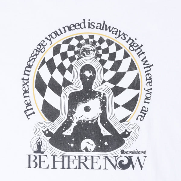 【Liberaiders】BE HERE NOW TEE / WHITE