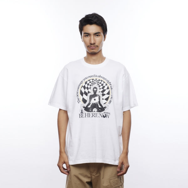【Liberaiders】BE HERE NOW TEE / WHITE