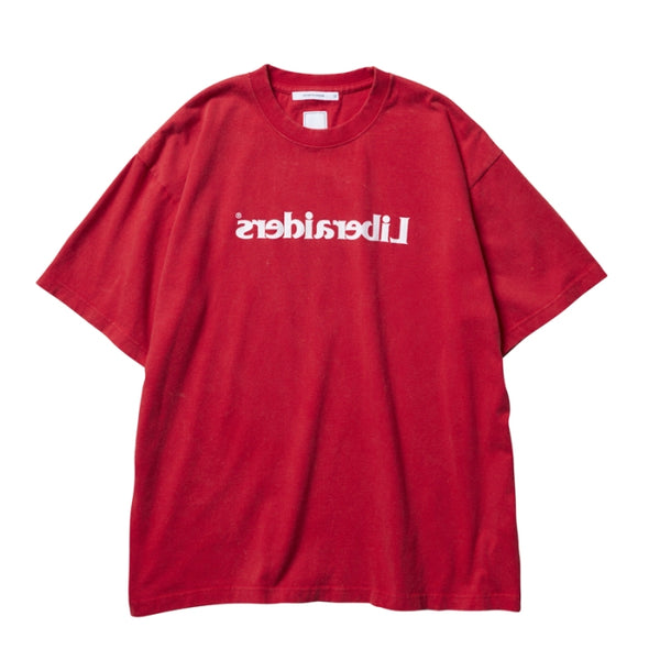【Liberaiders】MIRROR LOGO TEE / RED