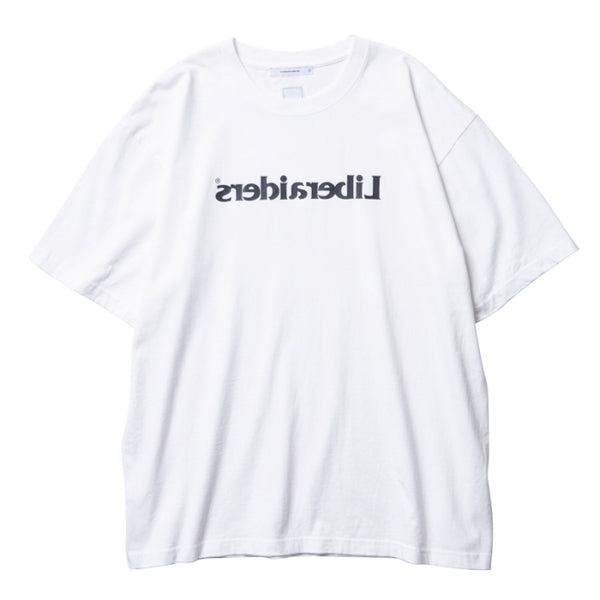 【Liberaiders】MIRROR LOGO TEE / WHITE