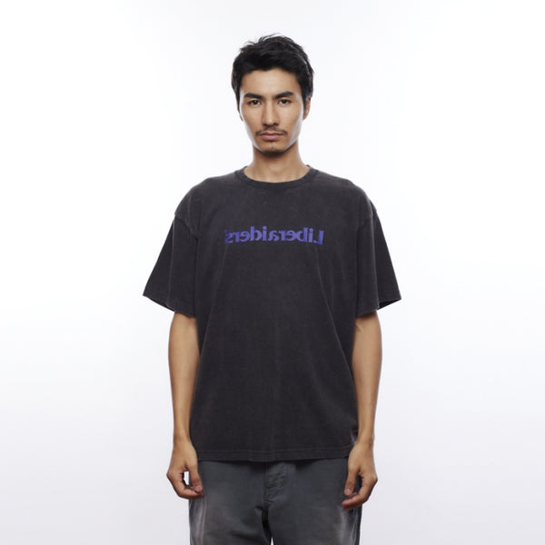 【Liberaiders】MIRROR LOGO TEE / BLACK