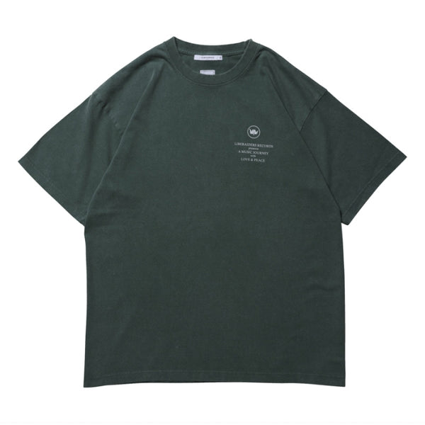 【Liberaiders】LIBERAIDERS RECORDS TEE / Green
