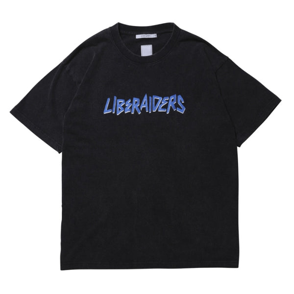 【Liberaiders】METAL LOGO TEE / Black × Blue