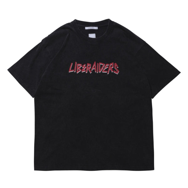【Liberaiders】METAL LOGO TEE / BLACK × RED
