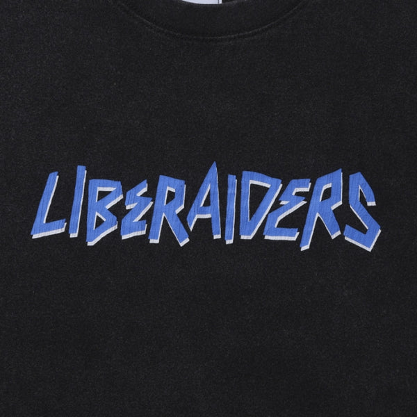 【Liberaiders】METAL LOGO TEE / Black × Blue