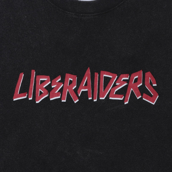 【Liberaiders】METAL LOGO TEE / BLACK × RED