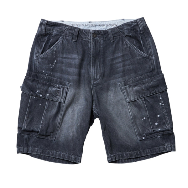【Liberaiders】DENIM 6POCKET SHORTS / BLACK
