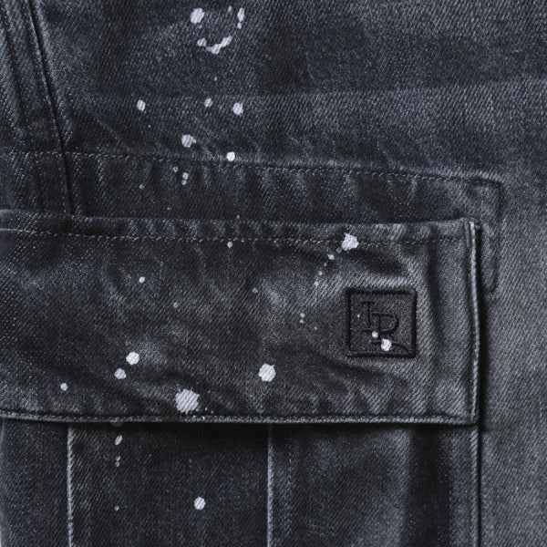 【Liberaiders】DENIM 6POCKET SHORTS / BLACK