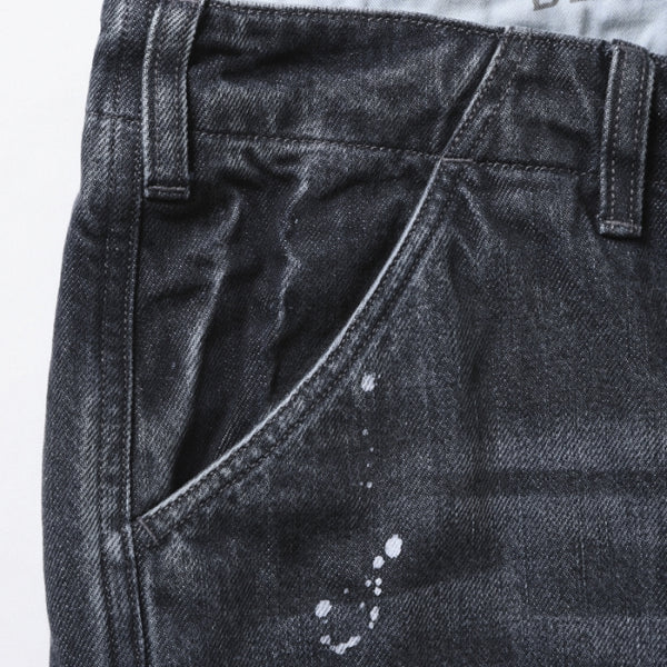 【Liberaiders】DENIM 6POCKET SHORTS / BLACK