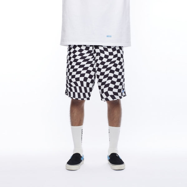 【Liberaiders】CHECKERED SHORTS / WHITE