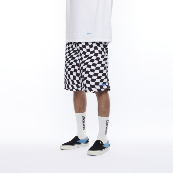 【Liberaiders】CHECKERED SHORTS / WHITE