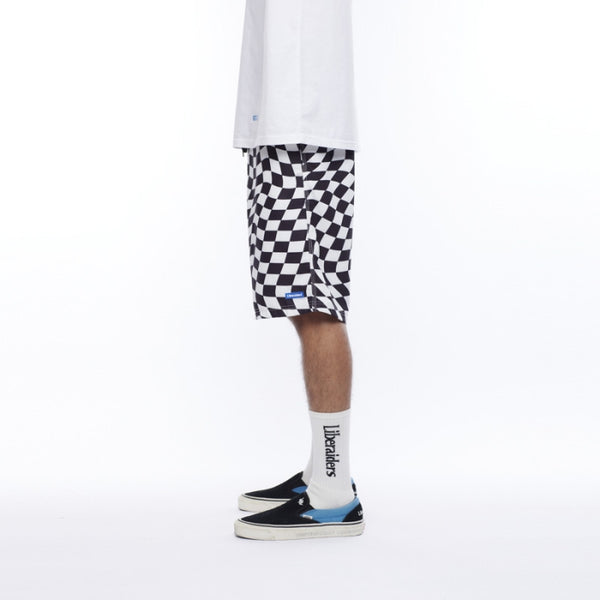 【Liberaiders】CHECKERED SHORTS / WHITE