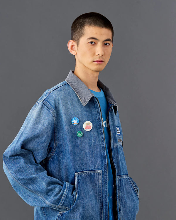 【Liberaiders】DENIM WORK JACKET / BLUE