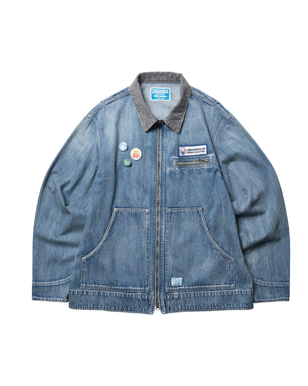 【Liberaiders】DENIM WORK JACKET / BLUE
