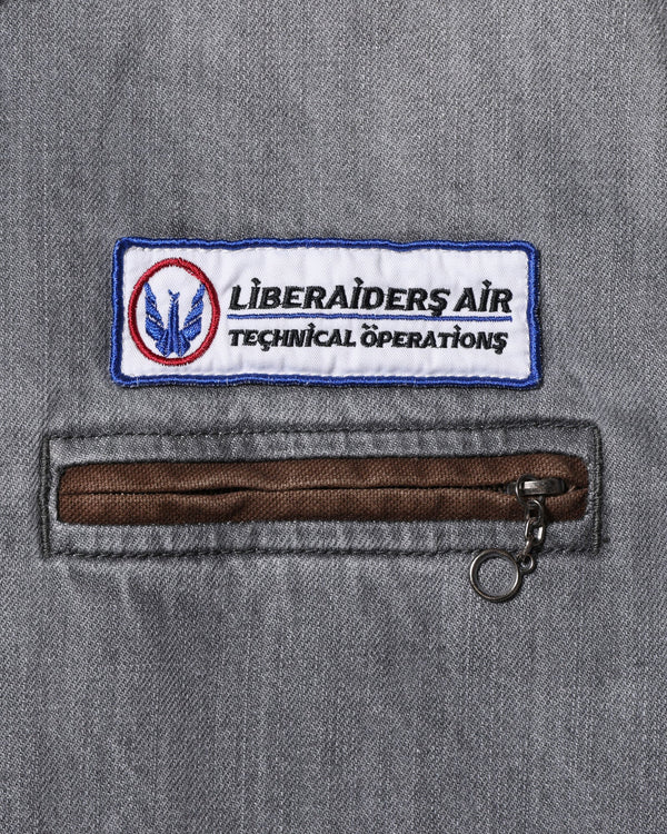 【Liberaiders】DENIM WORK JACKET / BLACK