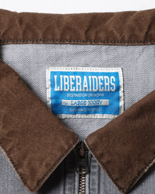 【Liberaiders】DENIM WORK JACKET / BLACK