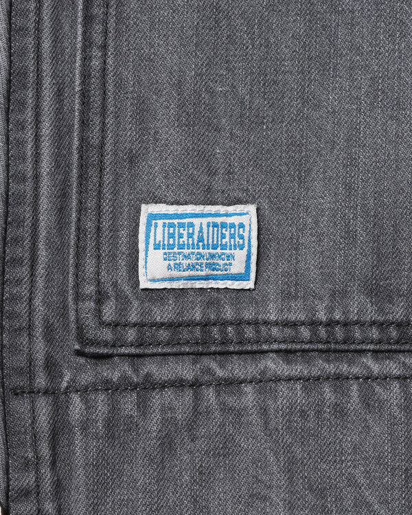 【Liberaiders】DENIM WORK JACKET / BLACK