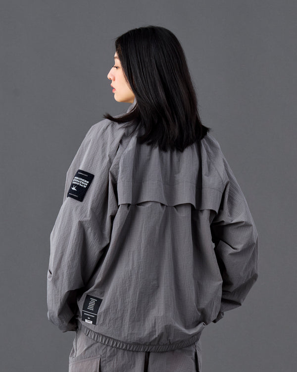 【 Liberaiders 】NYLON TRACK JACKET / Grey