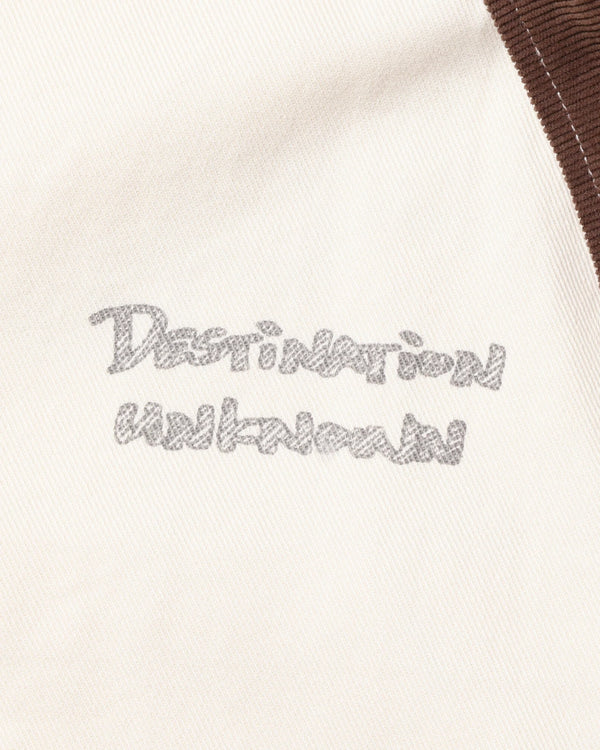【Liberaiders】HANDWRITING PRINT COVERALL / WHITE
