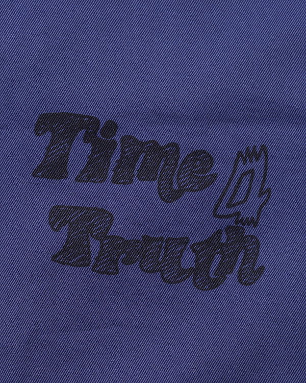 【Liberaiders】HANDWRITING PRINT COVERALL / NAVY