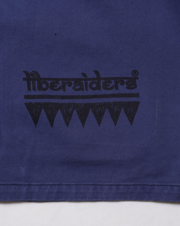 【Liberaiders】HANDWRITING PRINT COVERALL / NAVY