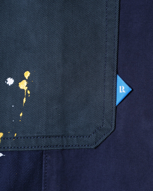 【 Liberaiders 】PATCHWORK BDU SHIRT / Navy