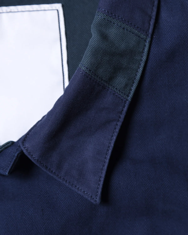 【 Liberaiders 】PATCHWORK BDU SHIRT / Navy