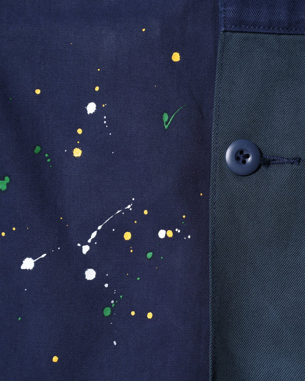 【 Liberaiders 】PATCHWORK BDU SHIRT / Navy