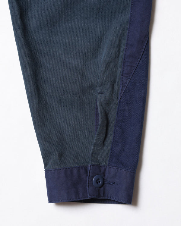 【 Liberaiders 】PATCHWORK BDU SHIRT / Navy