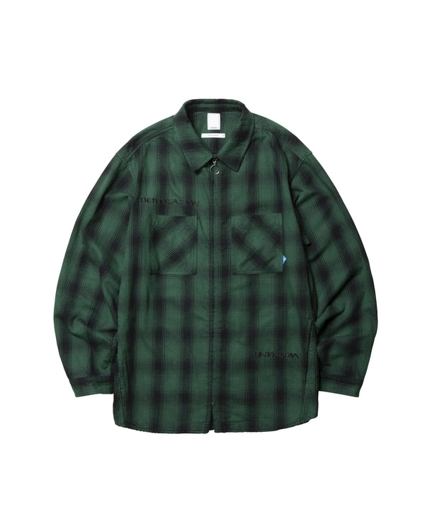 【Liberaiders】OMBRE ZIP SHIRT / GREEN